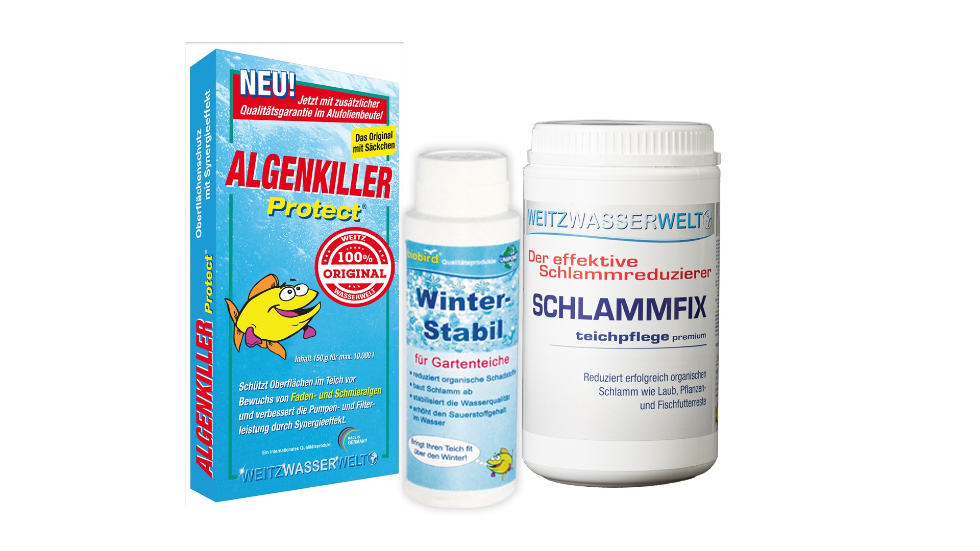ALGENKILLER Protect®-SCHLAMMFIX Winter-Stabil